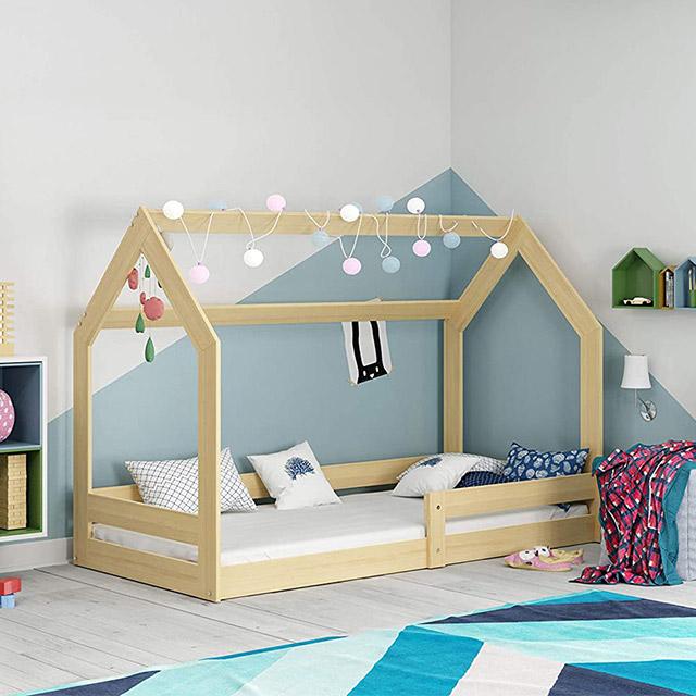 Custom Modern Toddler House Bed For Kids